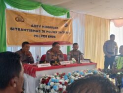 Kunker Di Pulau Ende, Kapolres Ende Rencanakan Pemasangan Rumah Ikan Di Desa Rorurangga