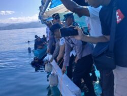 Rumah Ikan Hadir di Pulau Ende, Polres Ende Dorong Konservasi Laut dan Wisata Bahari