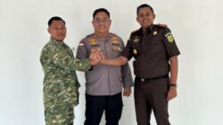 Tiga Pilar Penegak Hukum Bersatu, Kapolres, Dandim dan Kajari Ende Sepakat Jaga Stabilitas Daerah
