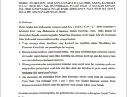Forkopimcam Pulau Ende Keluarkan Himbauan Kamtibmas, Suporter Laskar Amburembotu Diminta Jaga Ketertiban