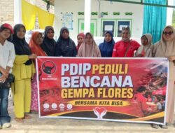 Tanggap Keluhan Warga Pascagempa, PDIP Ende dan KADIN Salurkan Bantuan untuk Warga Pulau Ende.
