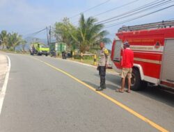 Sigap Tangani Titik Api, Polri Bersama Damkar dan Warga Cegah Karhutla di Borokanda