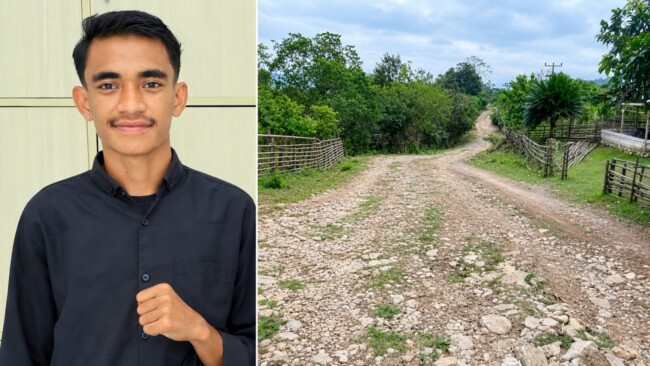 Yordanius R. Roman Soroti Kondisi Jalan Babulu Selatan dan Babulu, Minta Perbaikan Nyata