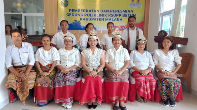 Oktelin Kaswadie Dorong RSUPP Betun Naik Kelas, Gedung Poliklinik Baru Jadi Momentum Tingkatkan Mutu Pelayanan