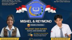Mishel Hello dan Raymond Moy Siap Wakili SMA Tupan di Festival Sains Nasional